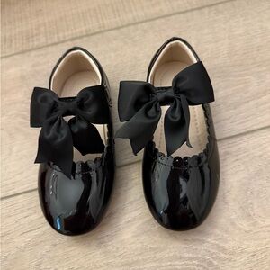 Amazon Black Dress Shoes with Patent Leather and Bow